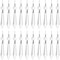 Replacement Clear Chandelier Icicle Crystal Prisms (38mm, 20 Pack)